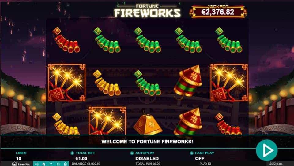 Fortune Fireworks Slot Gameplay
