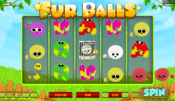 Fur Balls Slots gameplay
