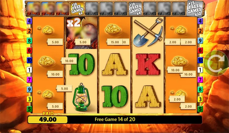 Gold Strike Bonanza Slot gameplay