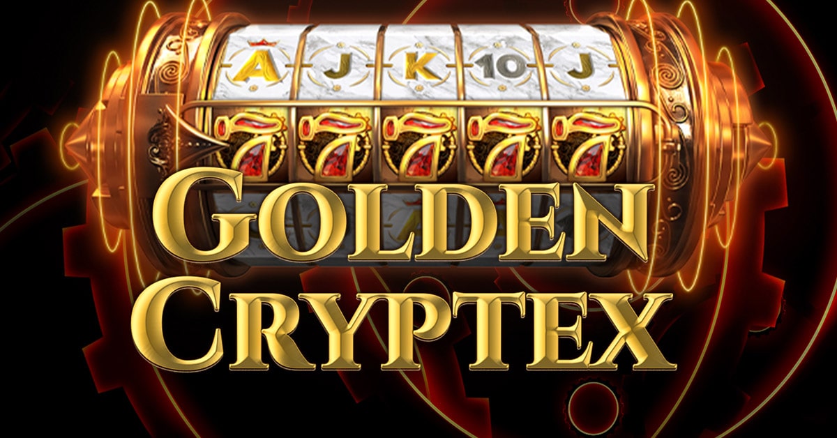 Golden Cryptex Slot Logo Wizard Slots