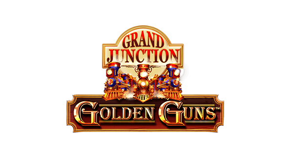 Grand Junctions Golden Guns Slot Logo Wizard Slots