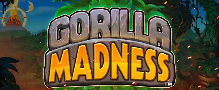 Gorilla Madness Slot Logo Wizard Slots