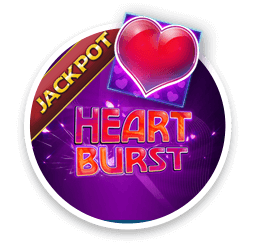 Heartburst Jackpot Slot Logo Wizard Slots