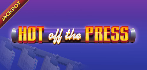 Hot of the Press Jackpot Slot Logo Wizard Slots