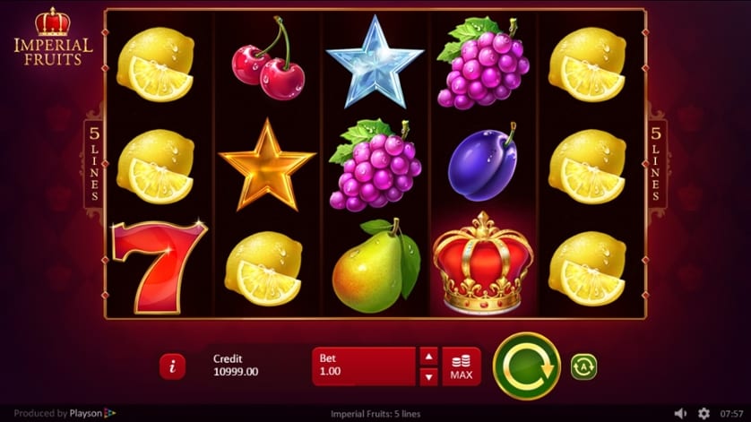 Imperial Fruits: 40 Lines Slot