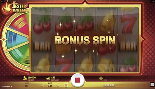 Jester Wheel Slot Bonus Spin