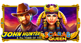 John Hunter and the Tomb of the Scarab Queen Slot Logo