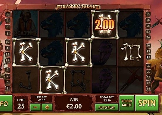 Jurassic Island Slots Reels