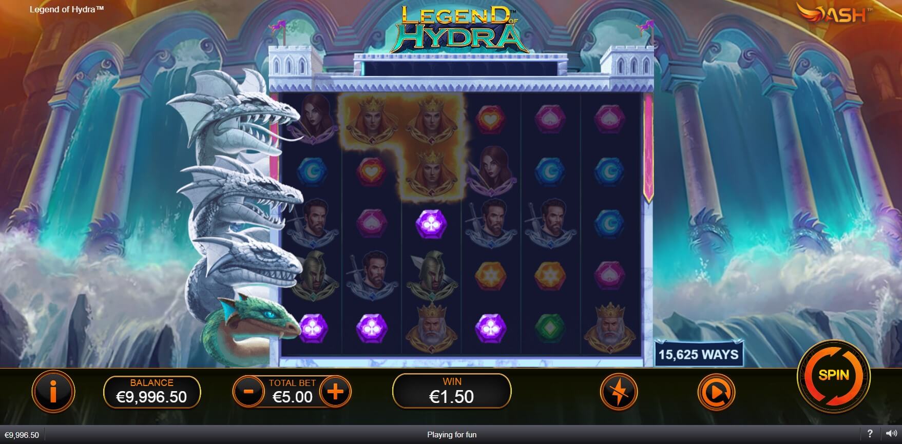 Legend of Hydra PowerZones Slots Gameplay