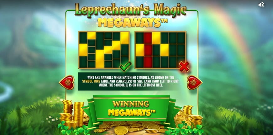 Leprechauns Magic Megaways Slot Paylines
