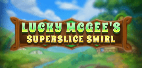 Lucky Mcgee's SuperSlice Swirl Slot Logo