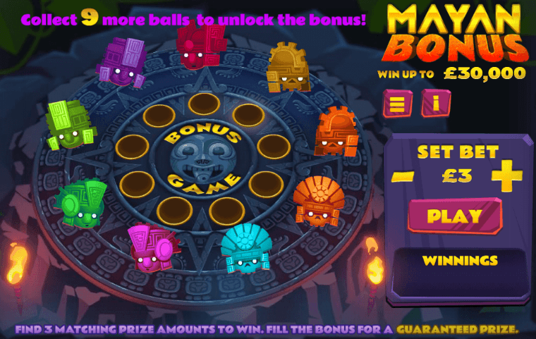 Mayan Bonus Slots Game