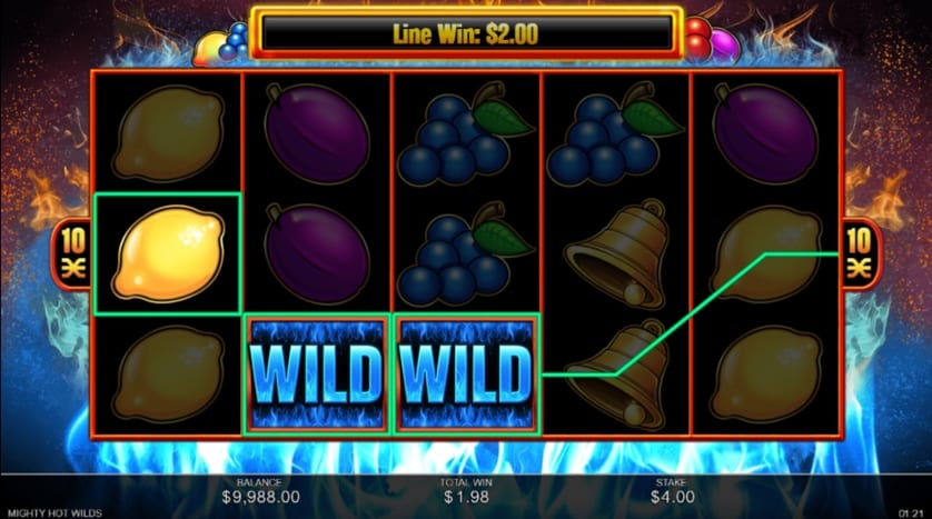 Mighty Hot Wilds Slots Reels