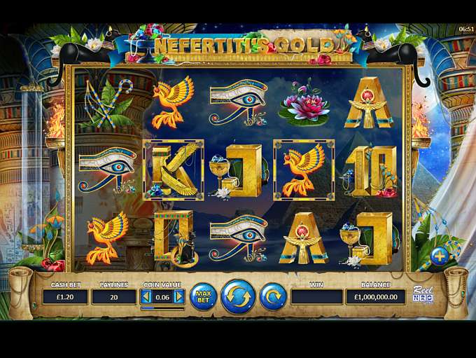 Nefertiti's Gold Slot Game