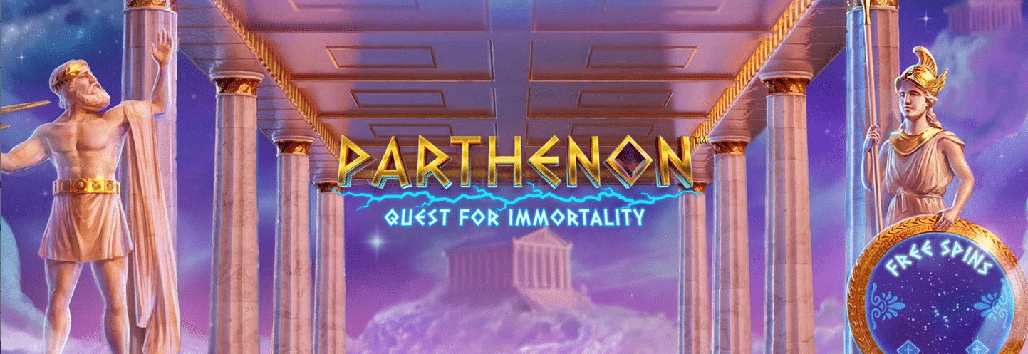 Parthenon Quest for Immortality Slot Logo Wizard Slots