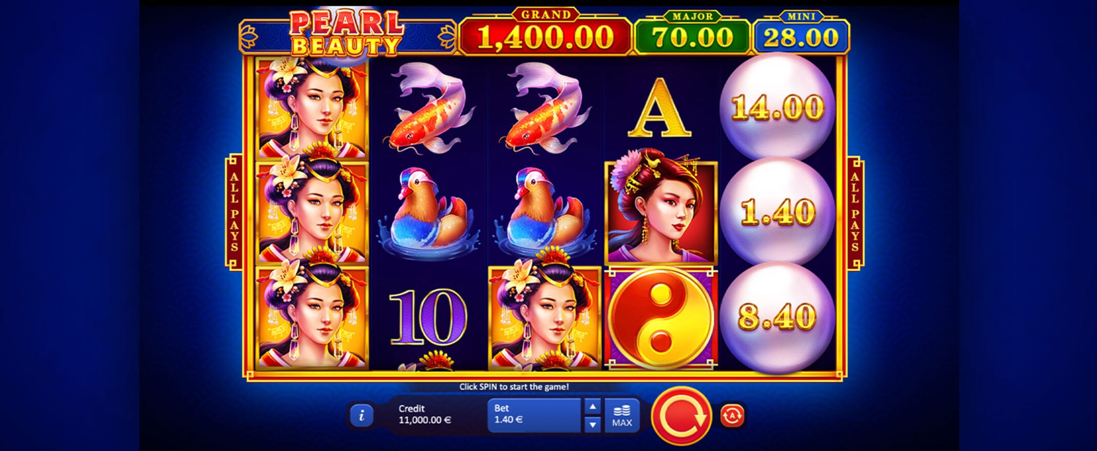 Pearl Beauty Free Slots