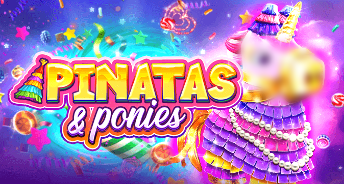 Pinatas and Ponies Slot Logo Wizard Slots