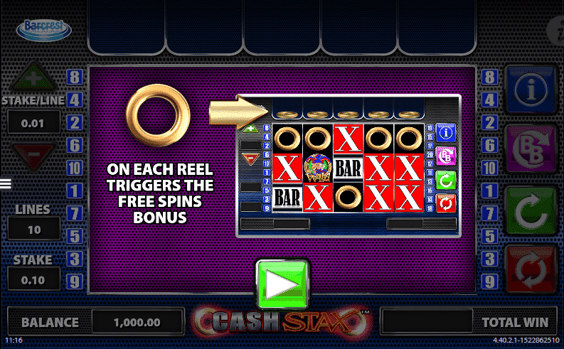 Cash Stax Slot Bonus Features