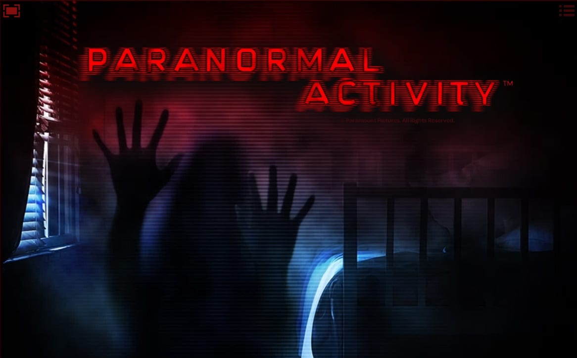 Paranormal Activity online slots game logo