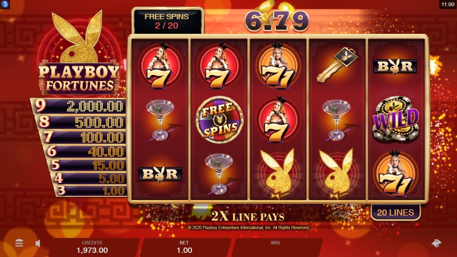 Playboy Fortunes Slot Game