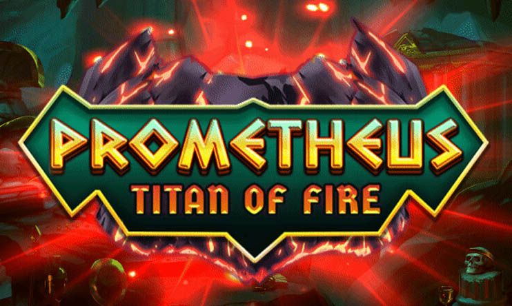 Prometheus Titan of Fire Slot Logo Wizard Slots