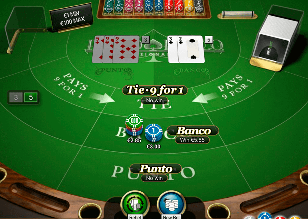 Punto Banco Pro Table Game