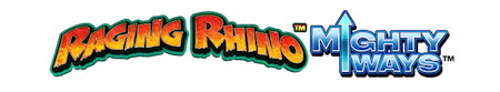 Raging Rhino Mighty Ways Slot Logo Wizard Slots