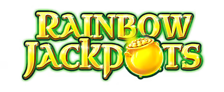 Rainbow Jackpots Slot Logo Wizard Slots