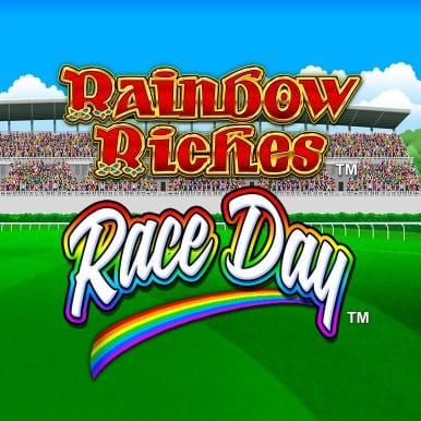 Rainbow Riches Race Day Slot Logo Wizard Slots