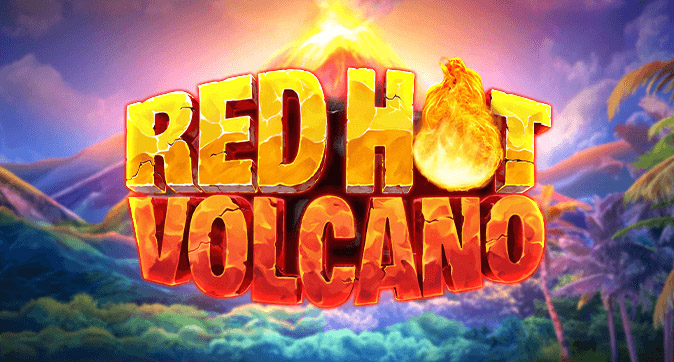 Red Hot Volcano Slot Logo Wizard Slots