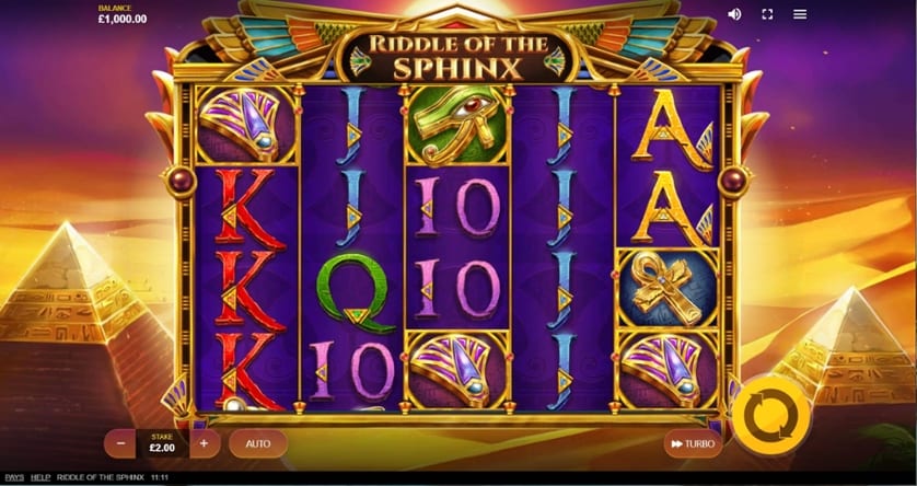 Riddle of the Sphinx Slot Gameplay