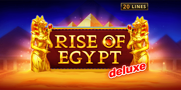Rise of Egypt Deluxe Slot Logo Wizard Slots