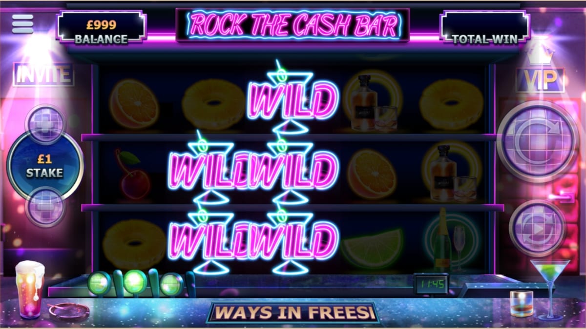 Rock the Cash Bar Slots Wilds