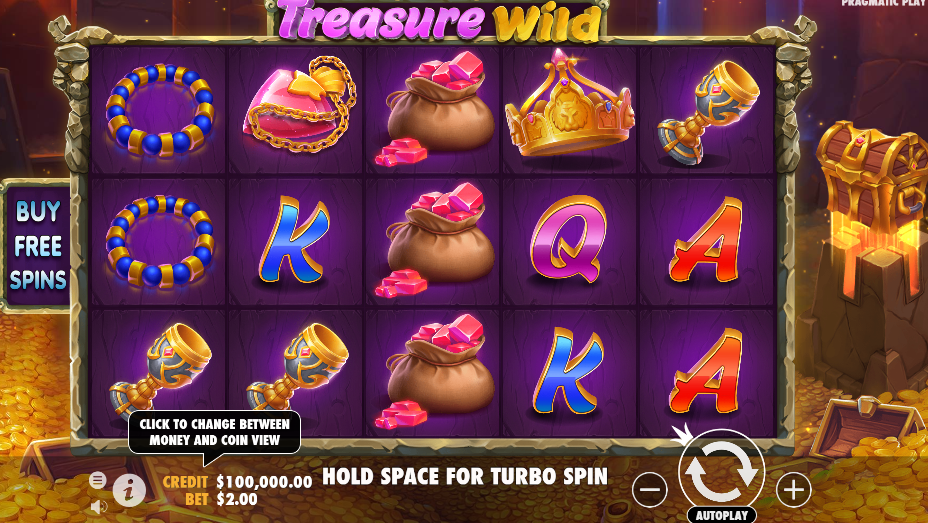 Treasure Wild Slot Gameplay