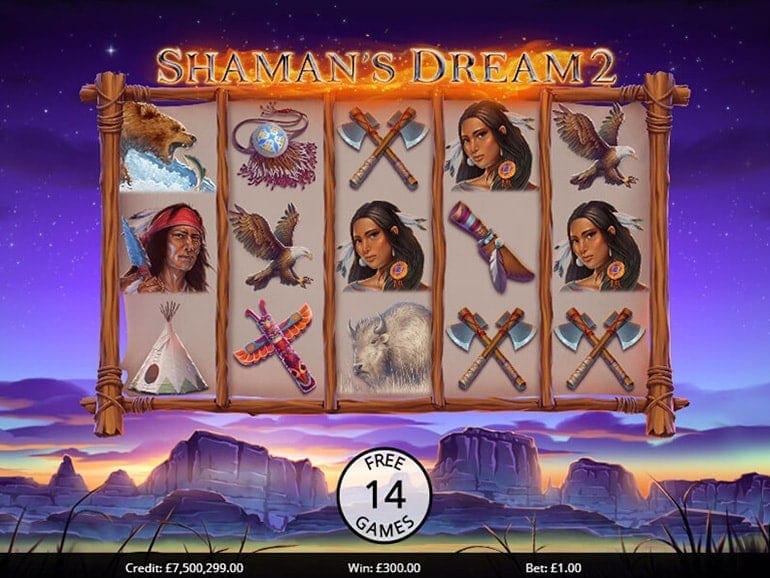 Shaman’s Dream 2 Slots Reels