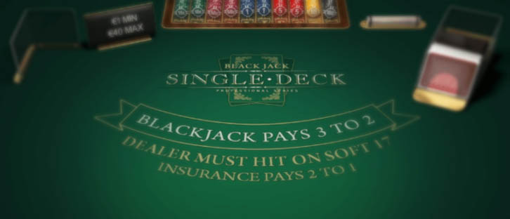 Single Deck Blackjack Online - Rules, Strategy & Where To Play