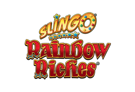 Slingo Rainbow Riches Slot Logo Wizard Slots