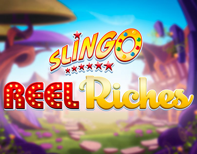 Slingo Reel Riches Slot Logo Wizard Slots