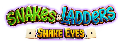 Snakes & Ladders - Snake Eyes Slot Logo Wizard Slots