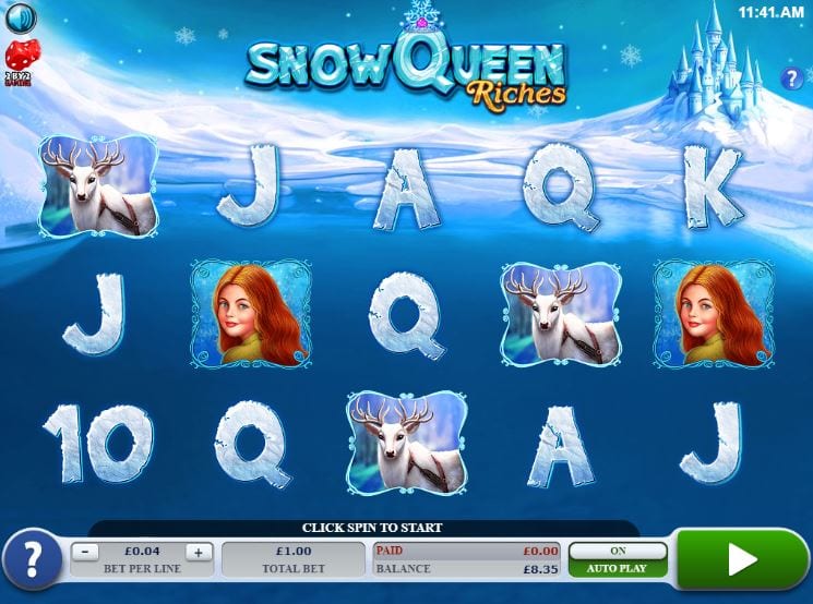 Snow Queen Riches Logo