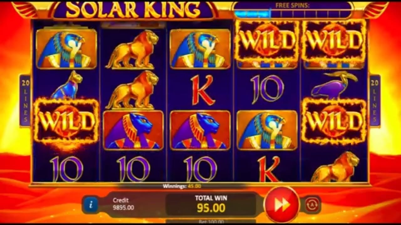 Solar King Slot Gameplay