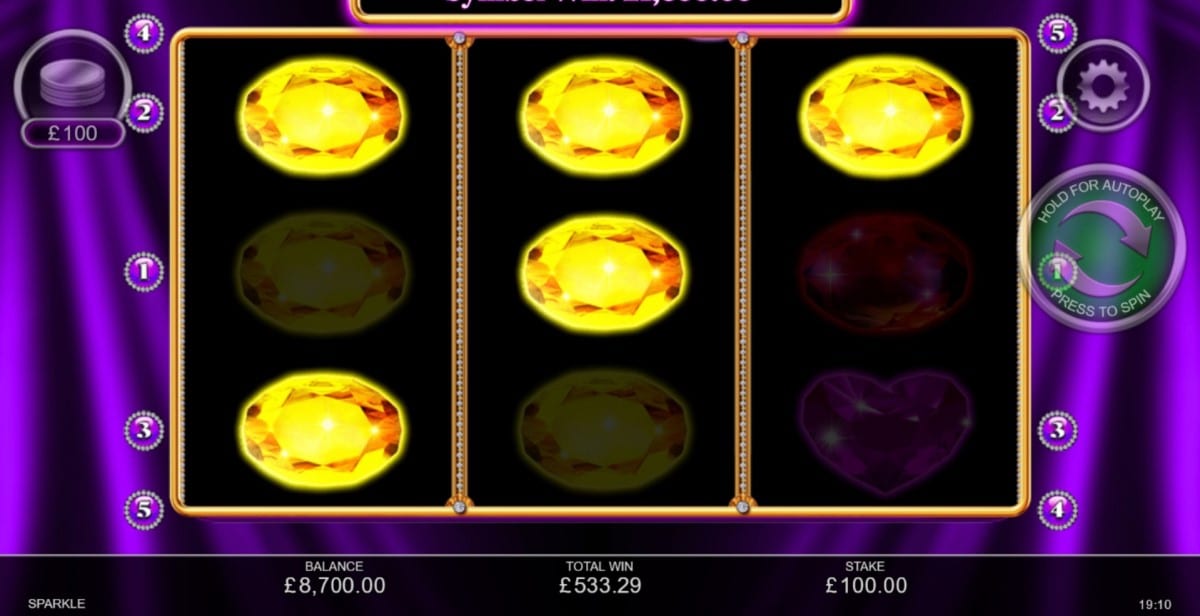 Play Sparkle Slots Online