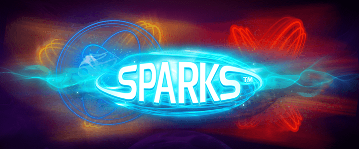 Sparks online slots game logo