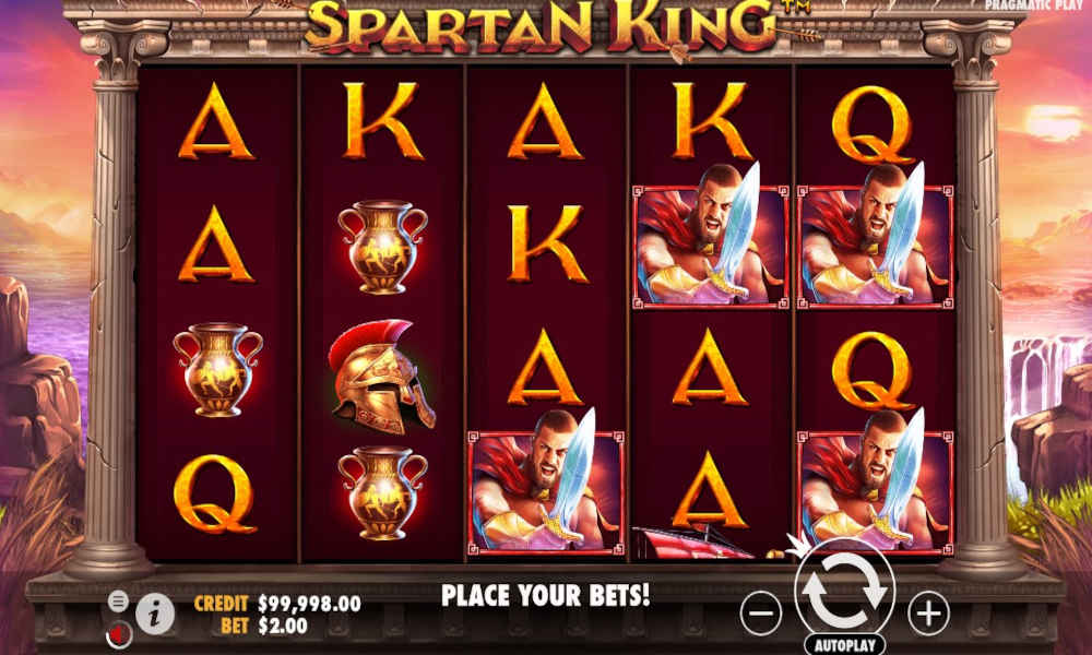 spartan king slots gameplay
