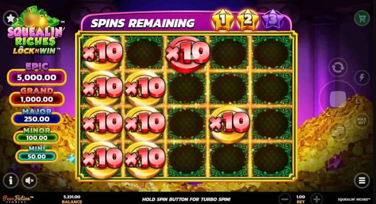 Squealin’ Riches Slots Reels