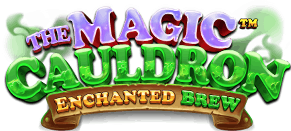 Magic Cauldron Enchanted Brew Slot Logo Wizard Slots