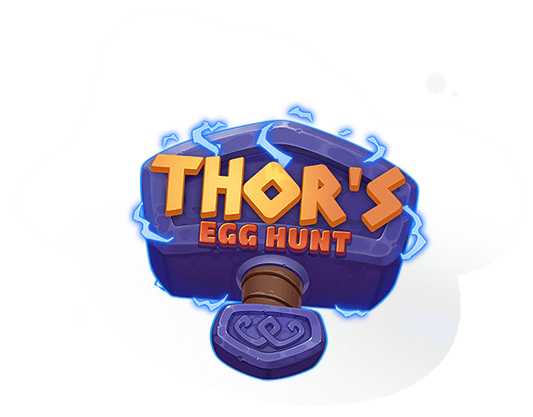 Thor's Egg Hunt Slot Logo Wizard Slots