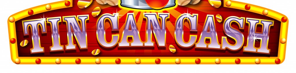 Tin Can Cash Slot Logo Wizard Slots