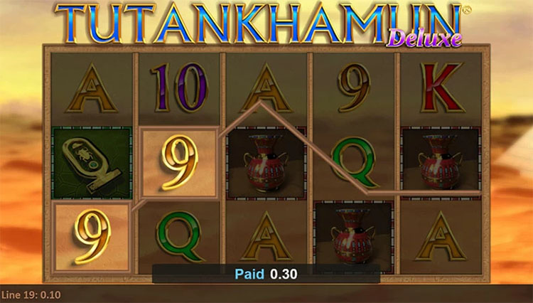 Tutankhamun Deluxe Slots Reels