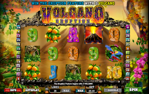 Volcano Eruption Slots gameplay